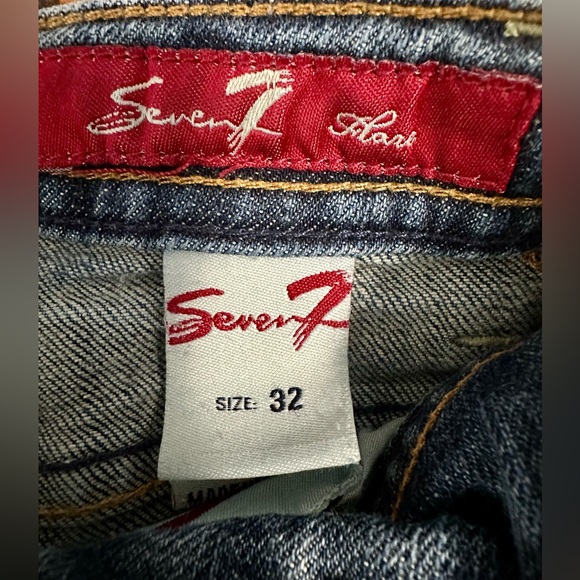 Seven Flare Retro Jeans Size 32 - Picture 4 of 6